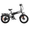 Skládací elektro fat bike inSPORTline ISL Baxom 840Wh 20" - Black AKCE